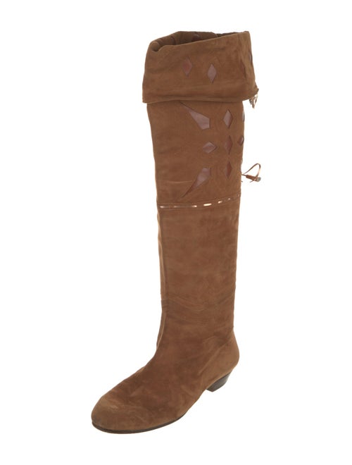 Susan Bennis/Warren Edwards Suede Riding Boots