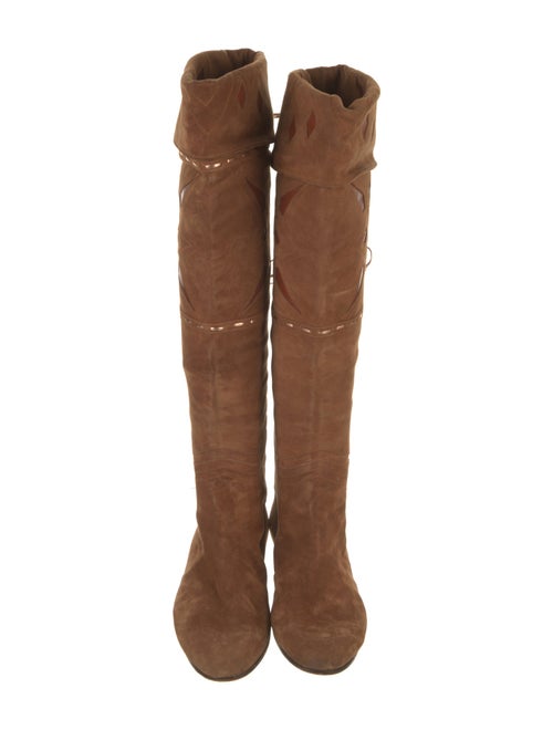 Susan Bennis/Warren Edwards Suede Riding Boots