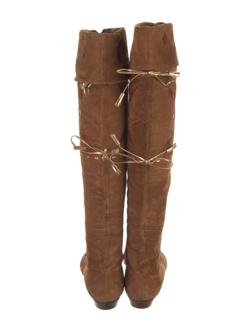 Susan Bennis/Warren Edwards Suede Riding Boots