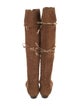 Susan Bennis/Warren Edwards Suede Riding Boots