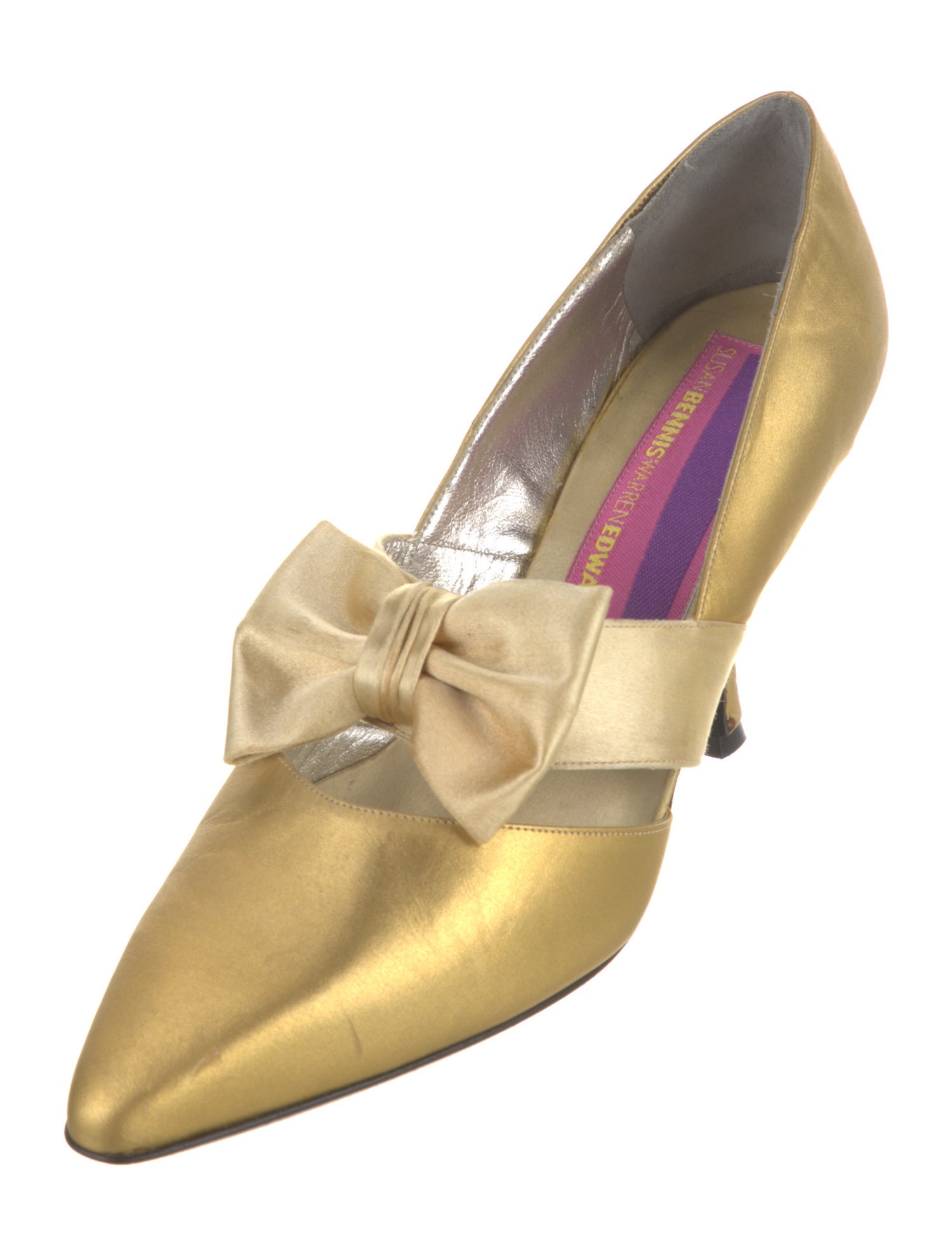 Susan Bennis/Warren Edwards Leather Pumps