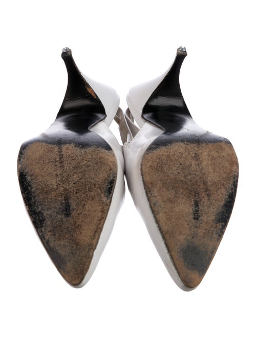 Susan Bennis/Warren Edwards Leather Slingback Pumps