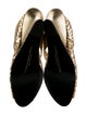 Susan Bennis/Warren Edwards Patent Leather Animal Print Slides