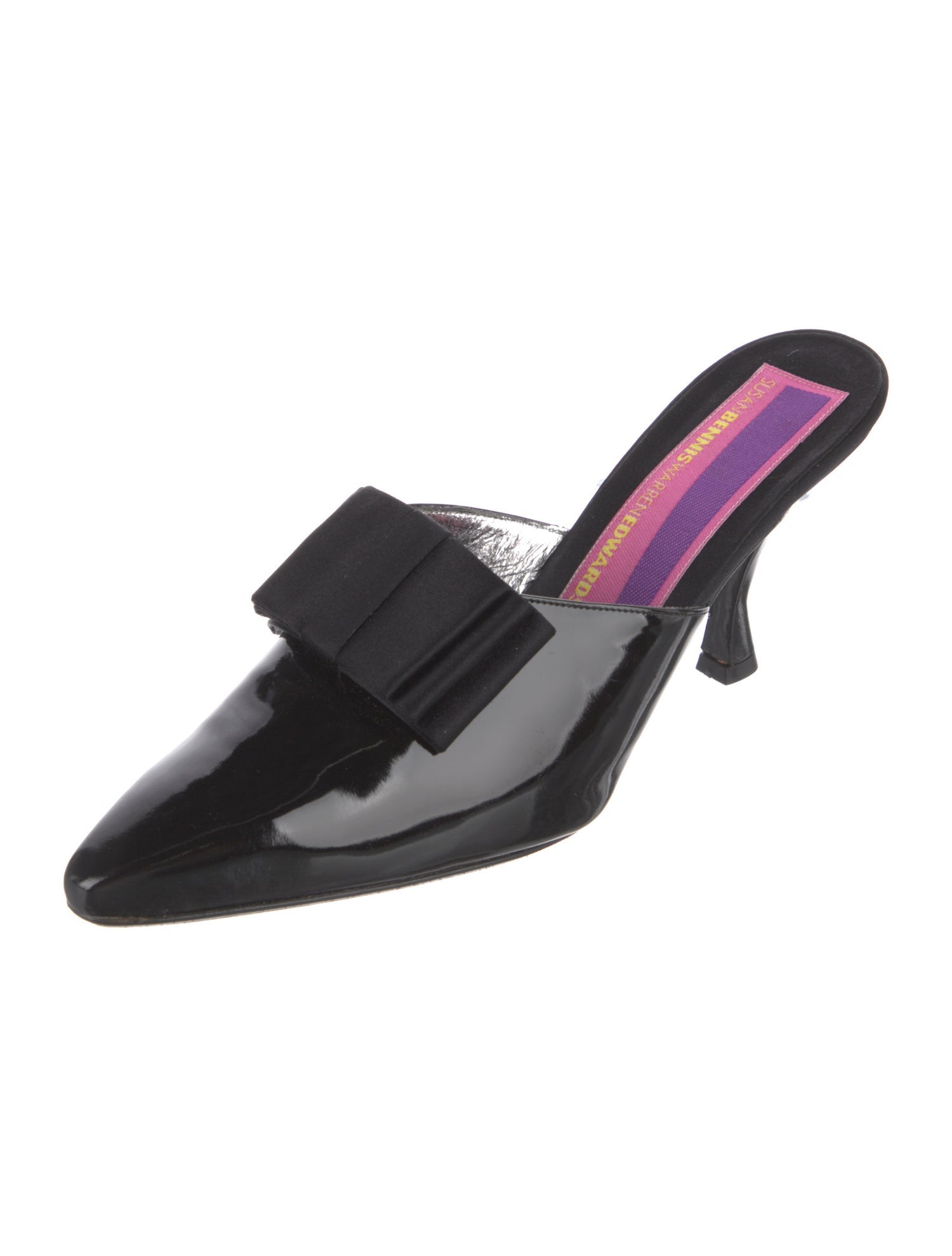Susan Bennis/Warren Edwards Patent Leather Mules