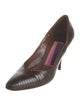 Susan Bennis/Warren Edwards Leather Pumps