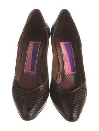 Susan Bennis/Warren Edwards Leather Pumps