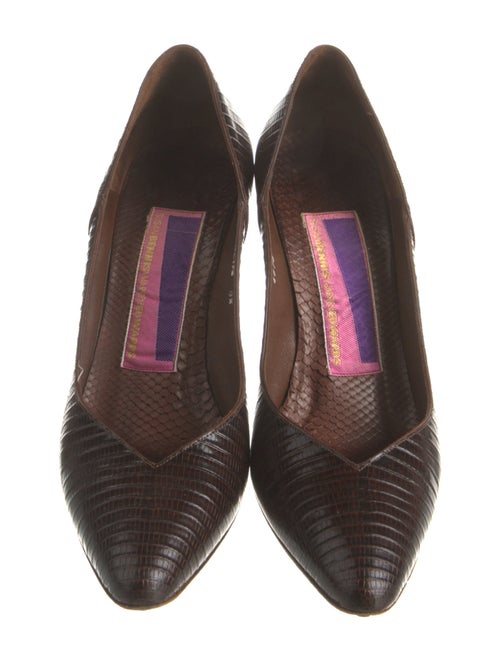 Susan Bennis/Warren Edwards Leather Pumps