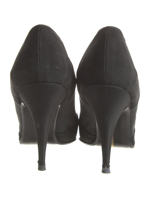 Susan Bennis/Warren Edwards Satin Studded Accents Pumps