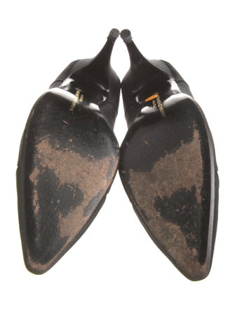 Susan Bennis/Warren Edwards Satin Studded Accents Pumps