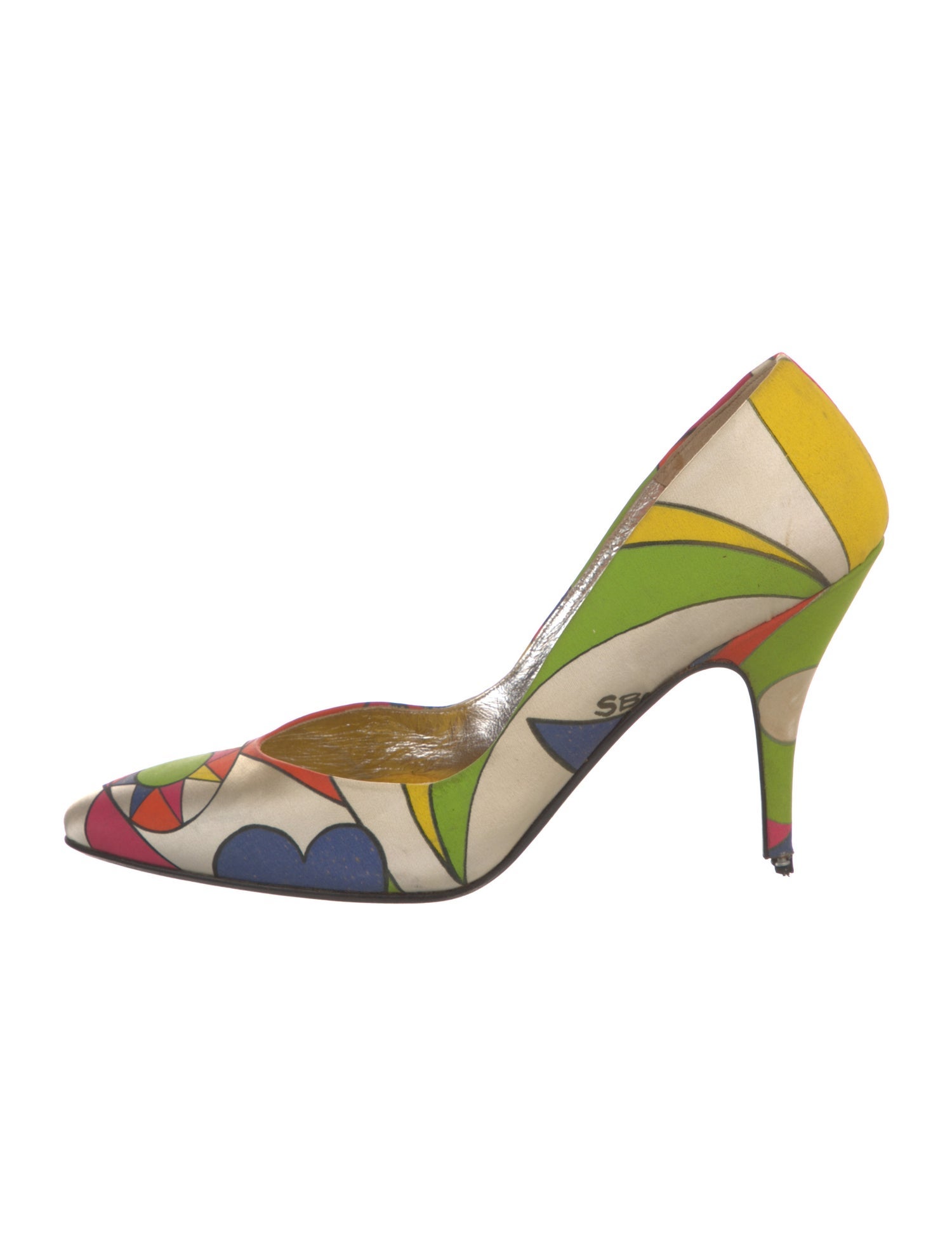 Susan Bennis/Warren Edwards Printed D'Orsay Pumps