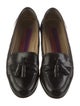 Susan Bennis/Warren Edwards Leather Tassel Accents Loafers