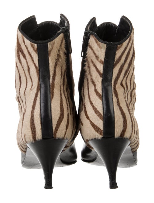 Susan Bennis/Warren Edwards Leather Animal Print Western Boots