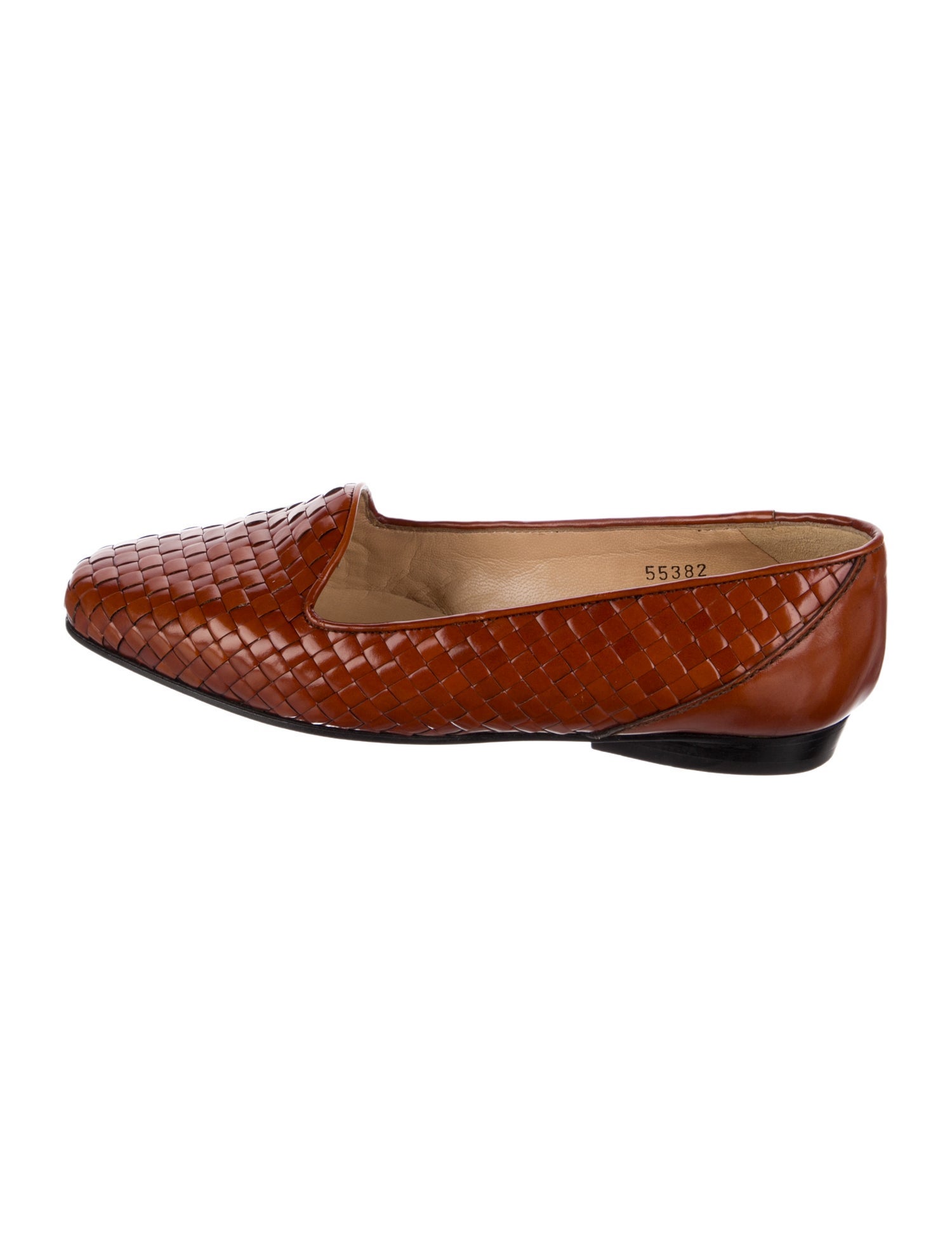 Susan Bennis/Warren Edwards Leather Animal Print Flats