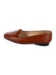 Susan Bennis/Warren Edwards Leather Animal Print Flats