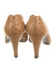 Susan Bennis/Warren Edwards Ostrich Leg Pumps