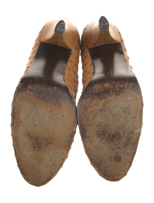Susan Bennis/Warren Edwards Ostrich Leg Pumps