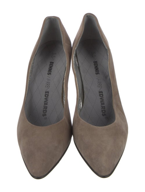 Susan Bennis/Warren Edwards Suede D'Orsay Pumps