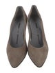 Susan Bennis/Warren Edwards Suede D'Orsay Pumps