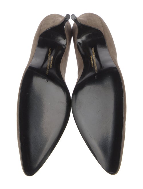 Susan Bennis/Warren Edwards Suede D'Orsay Pumps