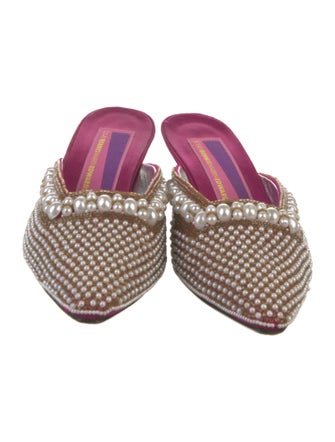 Susan Bennis/Warren Edwards Satin Mules