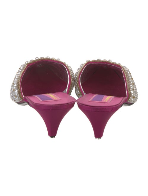Susan Bennis/Warren Edwards Satin Mules