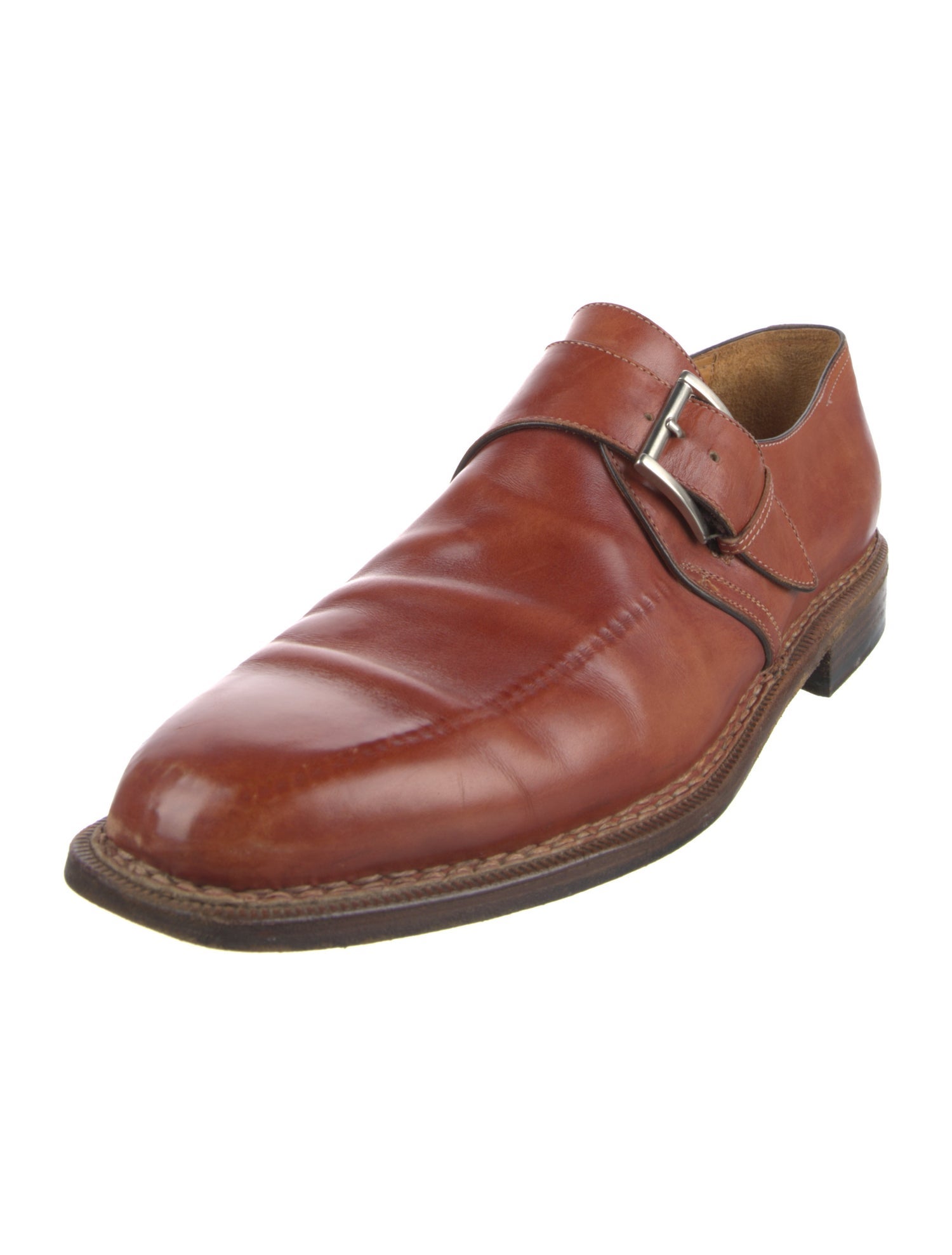 Sutor Mantellassi Leather Monk Straps