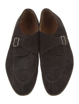 Sutor Mantellassi Suede Monk Straps