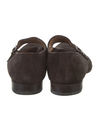 Sutor Mantellassi Suede Monk Straps