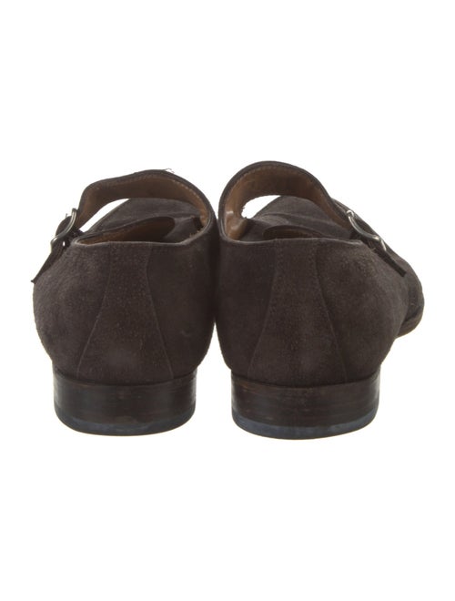 Sutor Mantellassi Suede Monk Straps