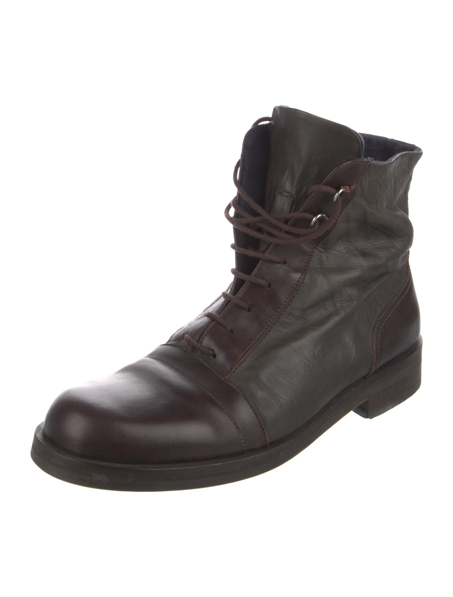 Sutor Mantellassi Leather Lace-Up Boots