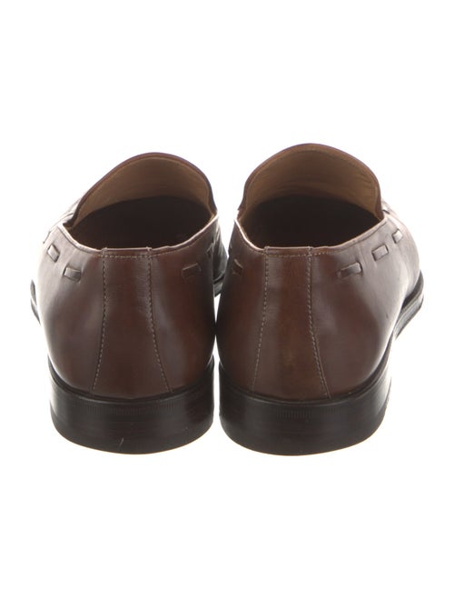 Sutor Mantellassi Leather Tassel Accents Loafers