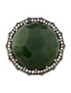 Sylva & Cie 18K Nephrite & Diamond Cocktail Ring