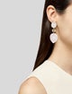 Sylva & Cie 18K Diamond & Shell Drop Earrings