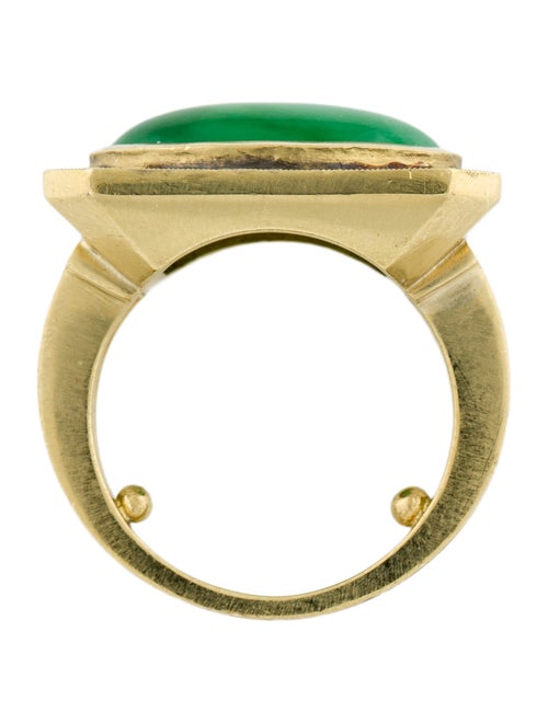 Sylva & Cie 18K Diamond & Jade Band