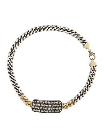 Sylva & Cie Two-Tone Diamond Ten Table Wrap Bracelet