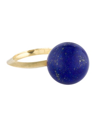 Sylva & Cie 18K Lapis Lazuli Cocktail Ring