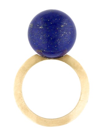 Sylva & Cie 18K Lapis Lazuli Cocktail Ring