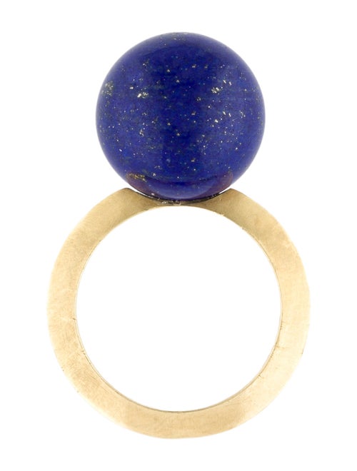 Sylva & Cie 18K Lapis Lazuli Cocktail Ring