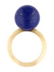 Sylva & Cie 18K Lapis Lazuli Cocktail Ring