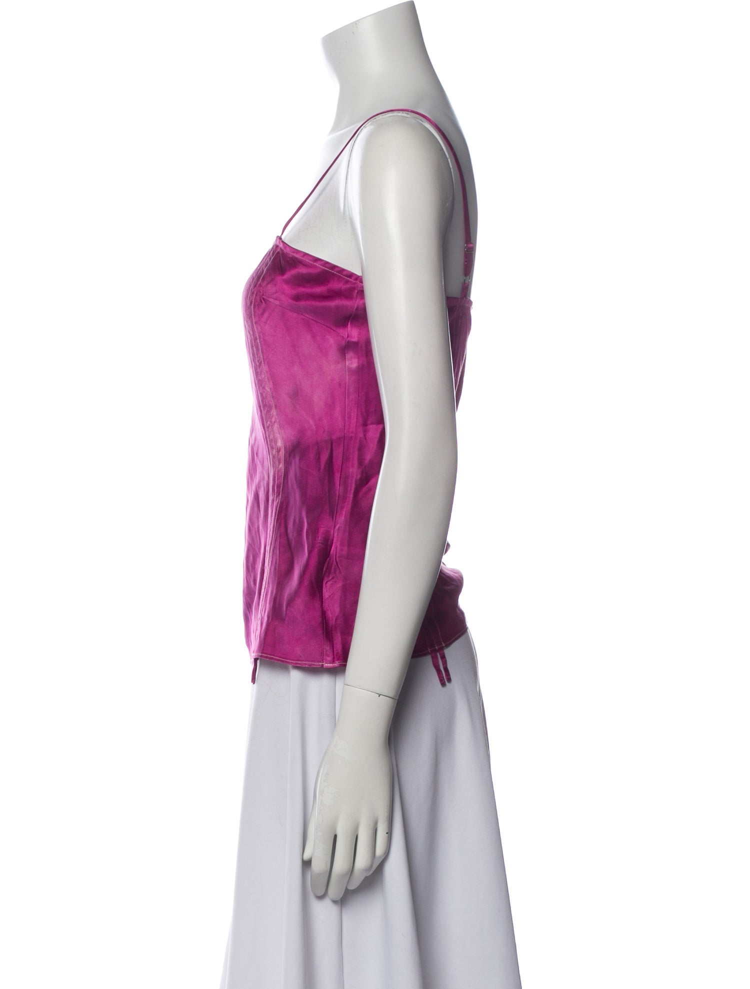 SVNR Silk Square Neckline Top