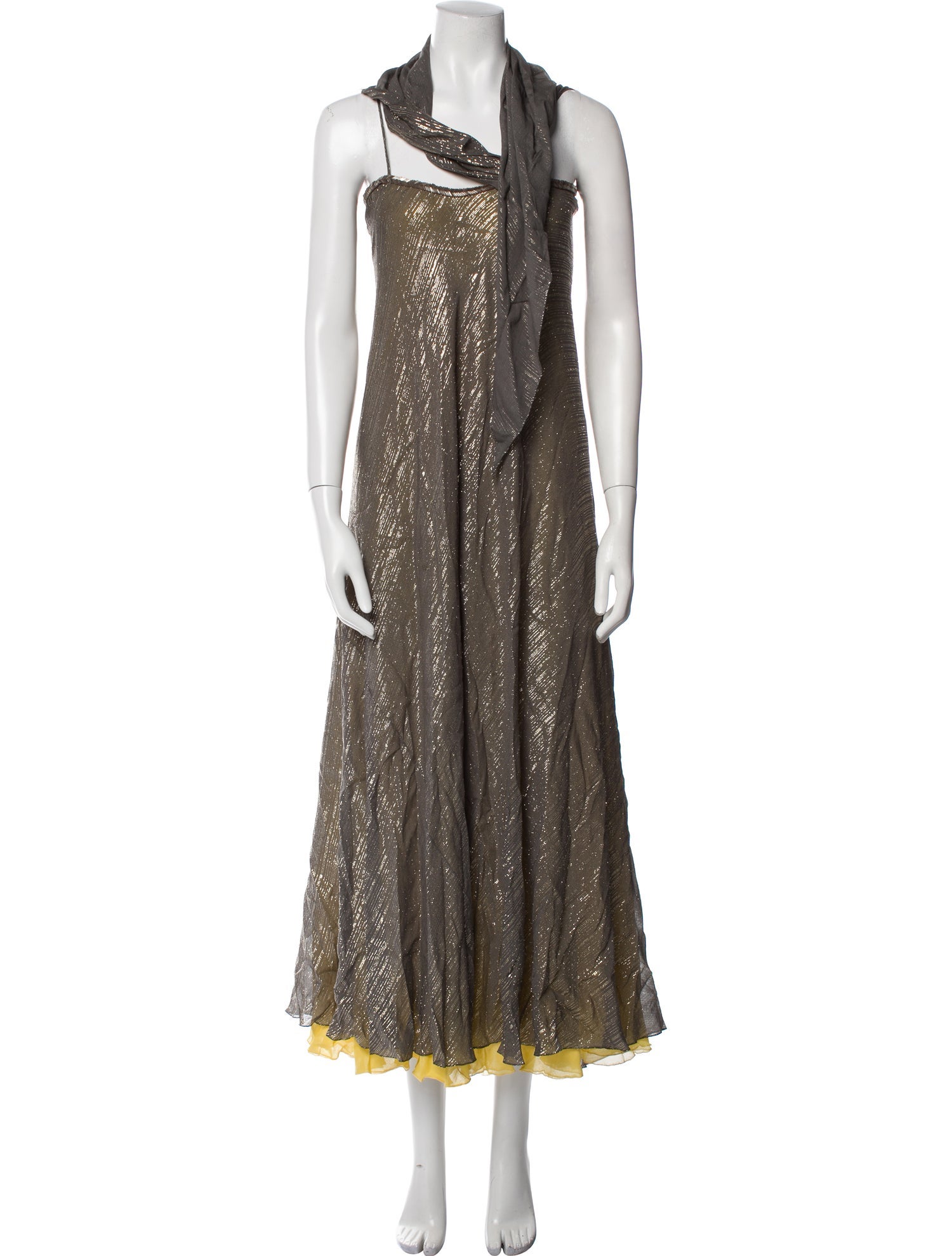 Stavropoulos Halterneck Long Dress