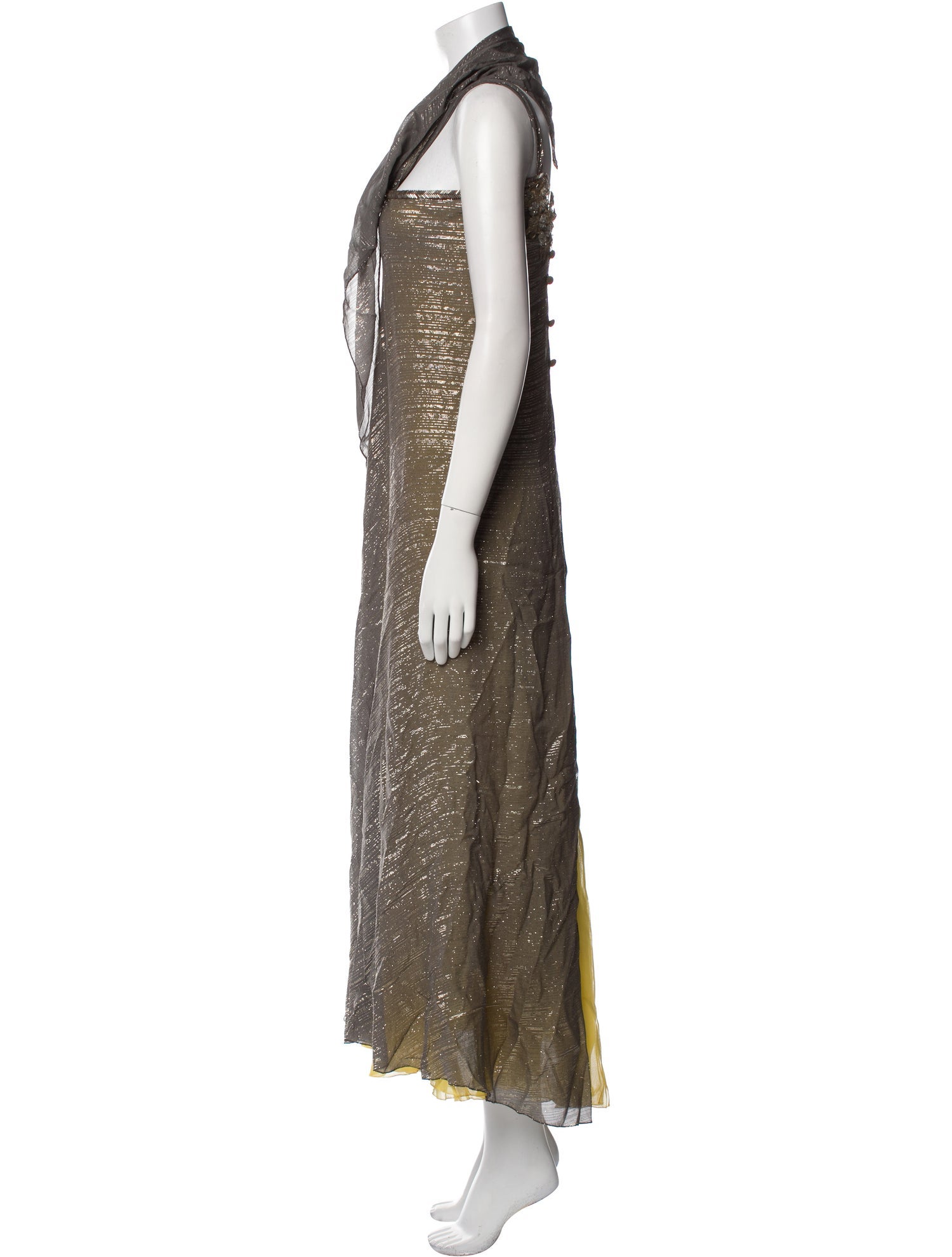 Stavropoulos Halterneck Long Dress