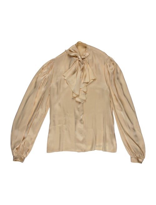 Stavropoulos Strapless Long Sleeve Crop Top