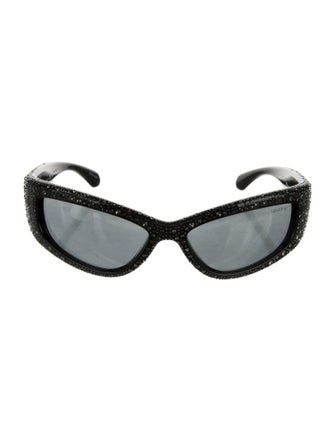 Swarovski Cat-Eye Tinted Sunglasses