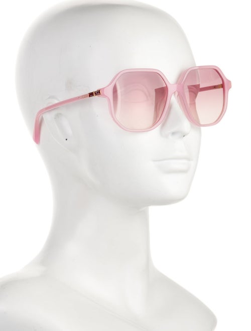 Swarovski Oversize Mirrored Sunglasses