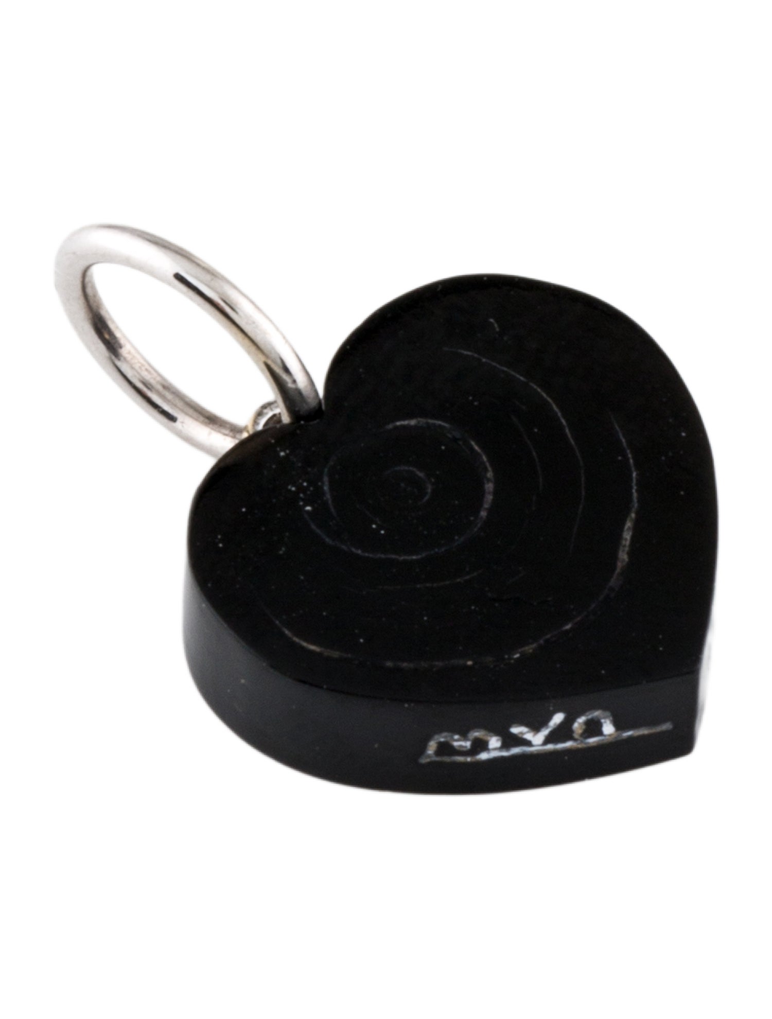 Bernard K Passman 14K Coral Heart Pendant