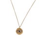 Sara Weinstock Diamond & Sapphire Evil Eye Necklace