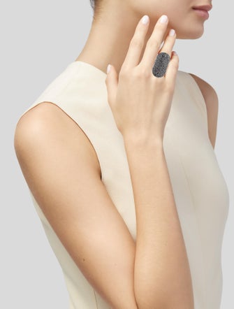 Sara Weinstock 3.68ctw Diamond Saddle Ring