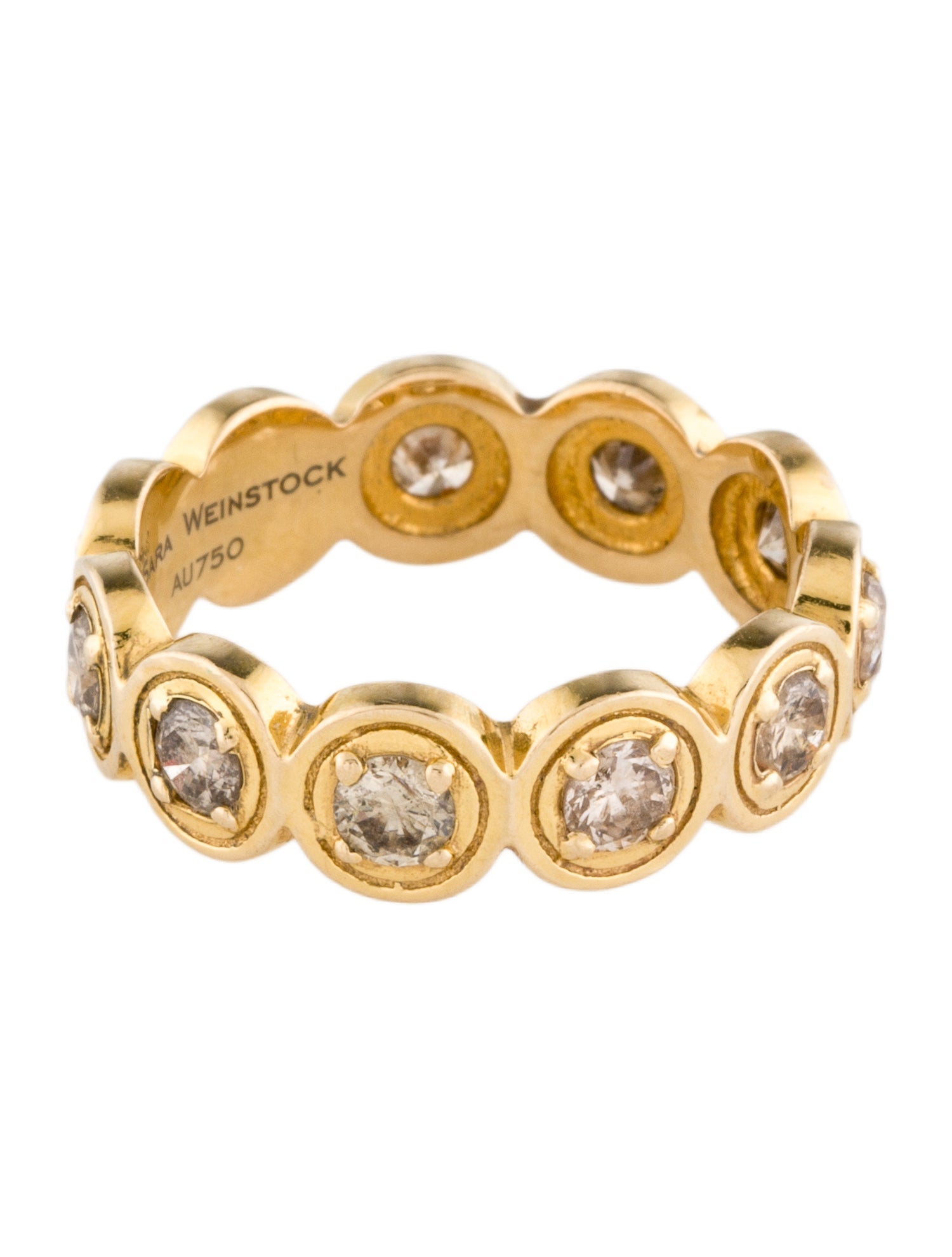 Sara Weinstock 18K 1.32ctw Diamond Eternity Band