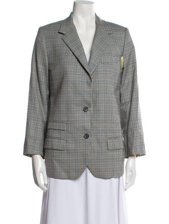 Snow Xue Gao Houndstooth Print Blazer